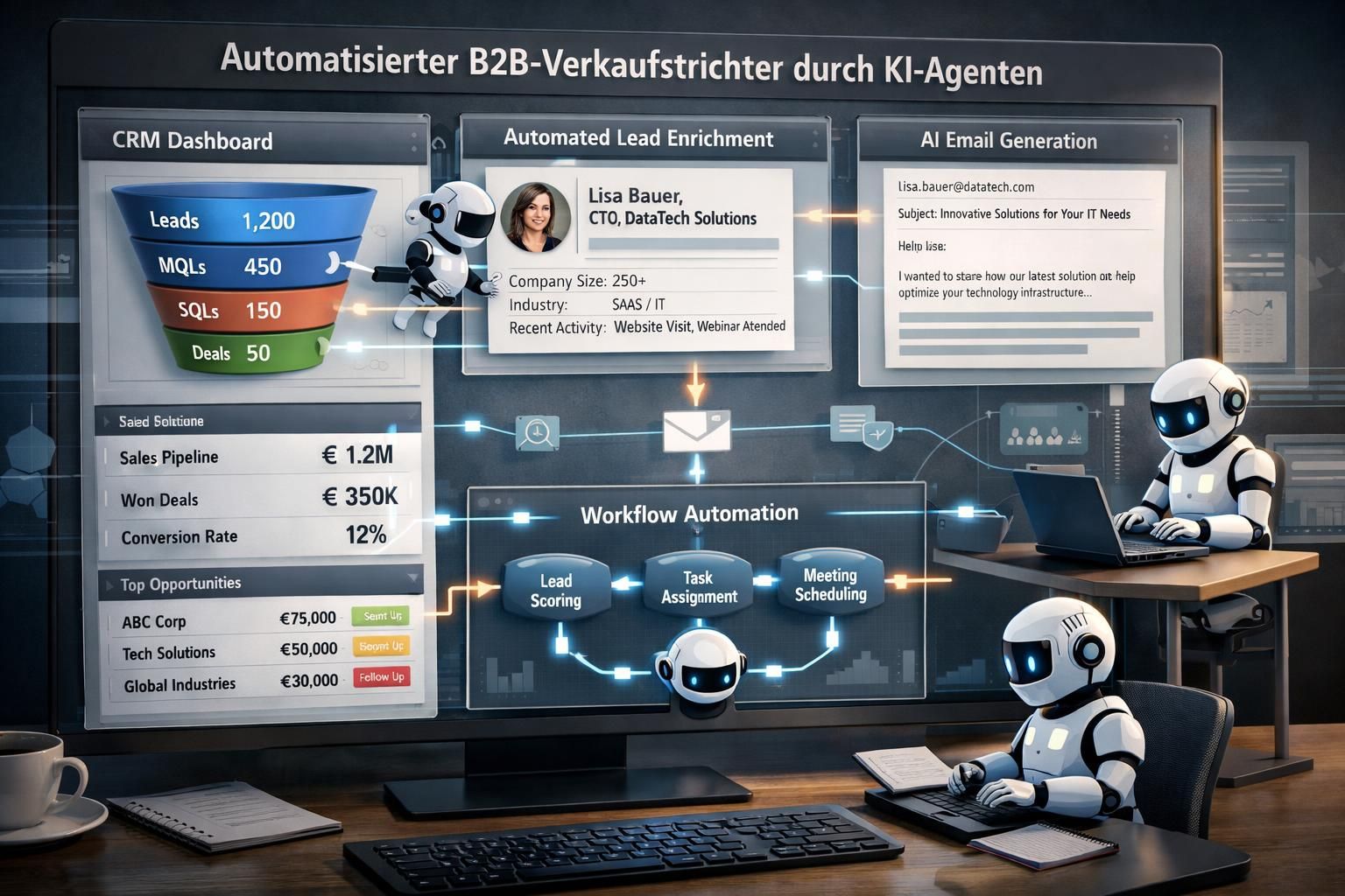 entdecken sie, wie ki-agenten komplette verkaufstrichter automatisieren und den verkaufsprozess ohne menschliches eingreifen optimieren können.